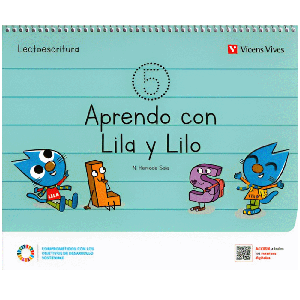 APRENDO CON LILA Y LILO 5 CUADERNO