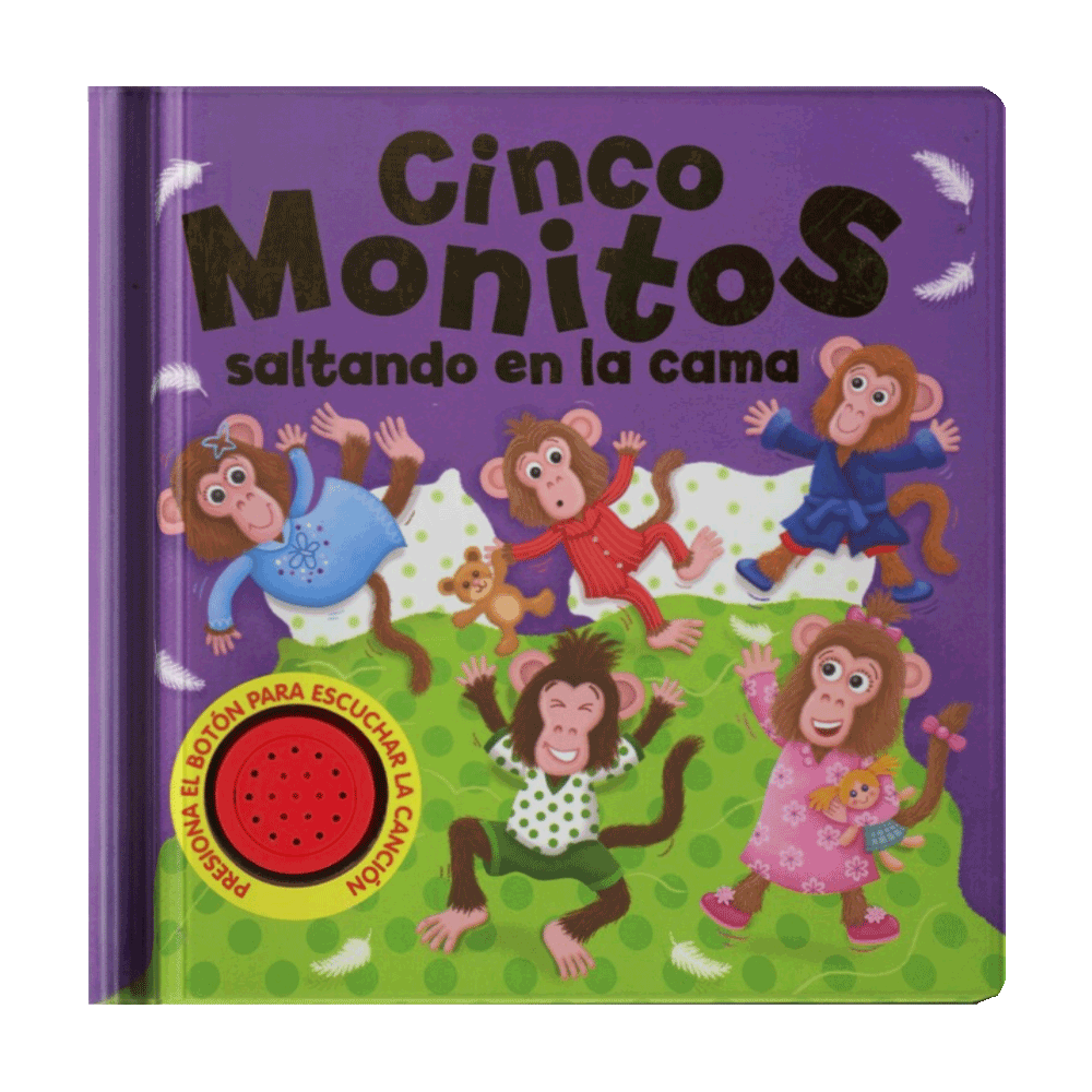 CINCO MONITOS SALTANDO EN LA CAMA