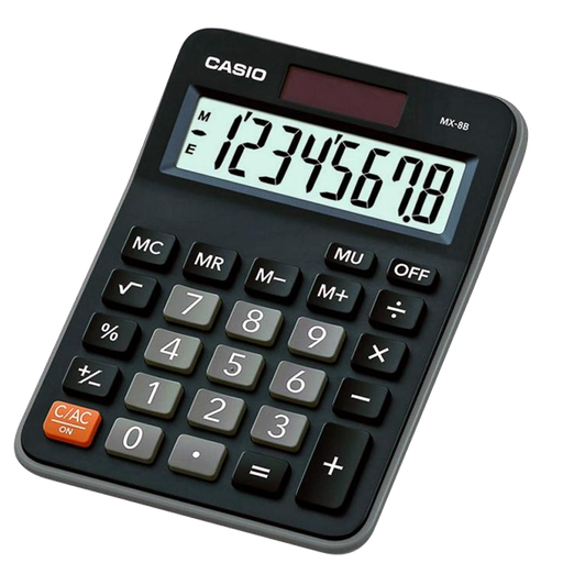 [11395] CALCULADORA 8 DIGITOS MX-8B ESCRITORIO | CASIO