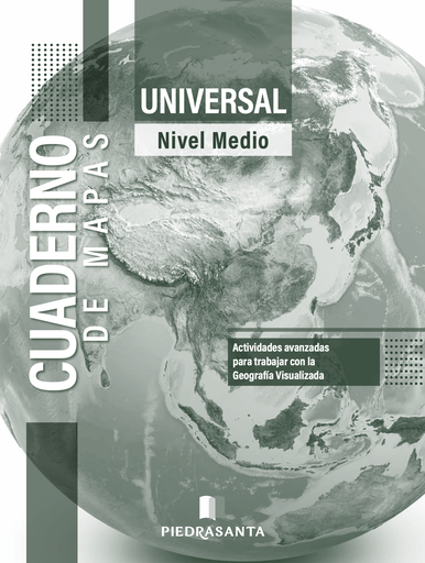 [ULTIMA EDICION] UNIVERSAL CUADERNO DE MAPAS MEDIO | PIEDRASANTA