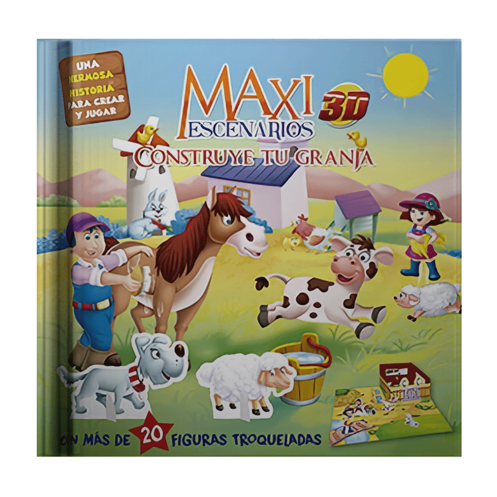 MAXI ESCENARIOS 3D COLECCION (LA GRANJA)