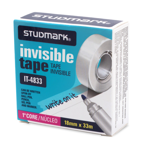 CINTA ADHESIVA INVISIBLE 18X33M 3/4 ST-IT-4833