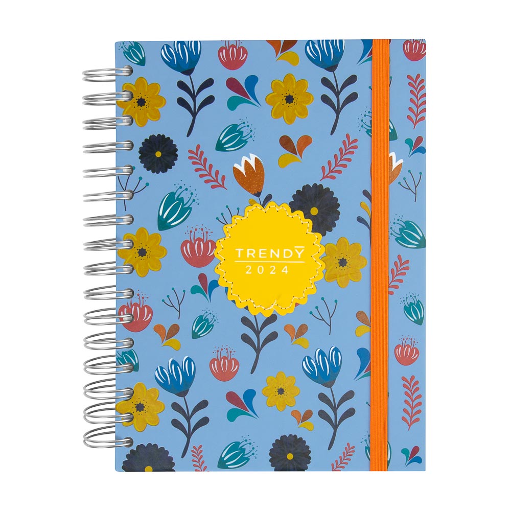 AGENDA TRENDY CON ESPIRAL FLY