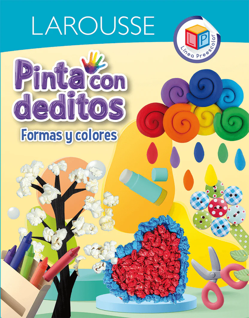 PINTA CON DEDITOS FORMAS Y COLORES