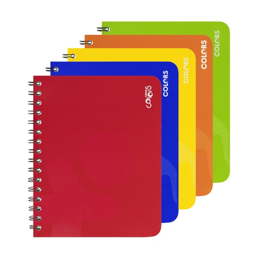 [09033-RAYADO] CUADERNO DOBLE ESPIRAL 3054 100 HOJAS CUADROS (LINEAS) | CONQUISTADOR