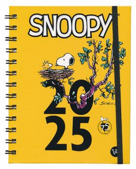 AGENDA SNOOPY 2025 AMARILLA