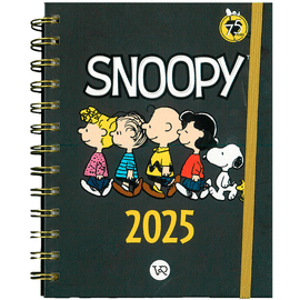 AGENDA SNOOPY 2025 NEGRA