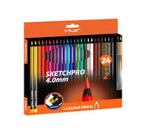 CRAYONES DE MADERA Y-PLUS SKETCHPRO X24