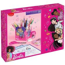 CAJA DE REGALO BARBIE CON 35 PIEZAS