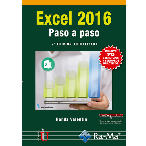 [15349] EXCEL 2016. PASO A PASO 2A EDICION | EDICIONES DE LA U