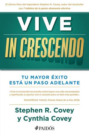 VIVE IN CRESCENDO. TU MAYOR EXITO ESTA UN PASO ADELANTE