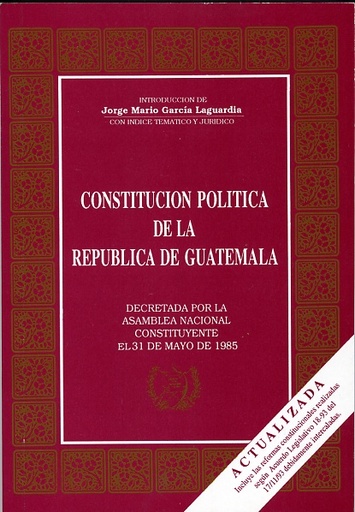 [210109] CONSTITUCION POLITICA DE GUATEMALA ECO | PIEDRASANTA