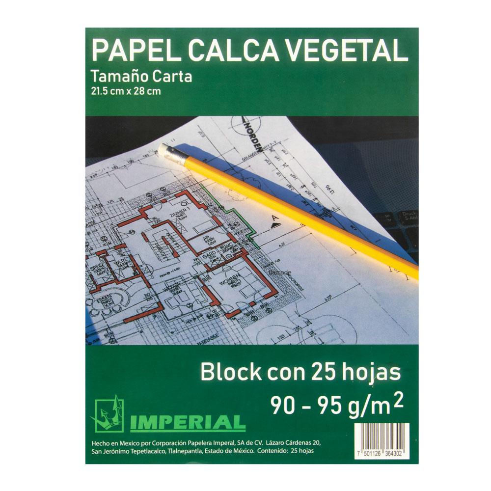 BLOCK PAPEL CALCO 90/95 GRS (CARTA)