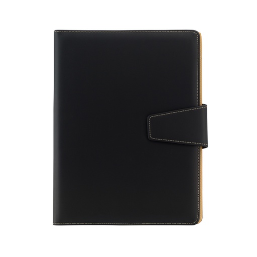 [14219-NEGRO] PORTAFOLIO + CUADERNO KALIPO NEGRO | DIDEX