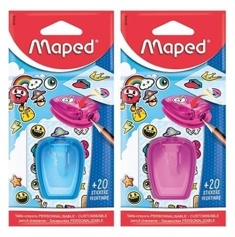 [15749] SACAPUNTAS PLASTICO CON DEPOSITO 1 AGUJERO STICKART | MAPED