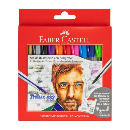 [17399] SET DE ILUSTRACION BOLIGRAFOS TRILUX 343217 | FABER CASTELL