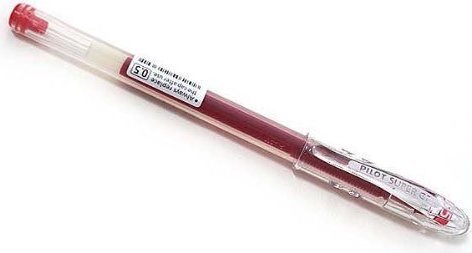 [10592] BOLIGRAFO TINTA GEL BL-SG-5 SUPERGEL 0.5MM (ROJO) | PILOT