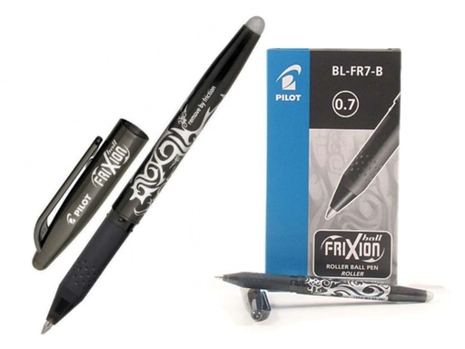 [12687-NEGRO] BOLIGRAFO TINTA GEL FRIXION BALL 0.7 MM BORRABLE (NEGRO) | PILOT