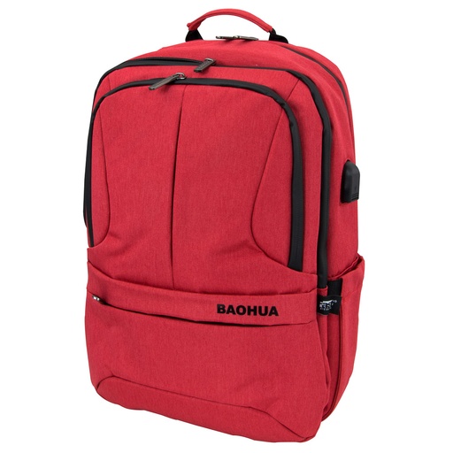 [BH8011] MOCHILA DE TELA CON USB O GRANDE VARIOS DISEÑOS Y COLORES | BAOHUA