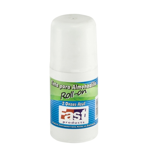 [03873-AZUL] TINTA PARA ALMOHADILLA ROLL ON 2 OZ SURTIDO (AZUL) | FAST