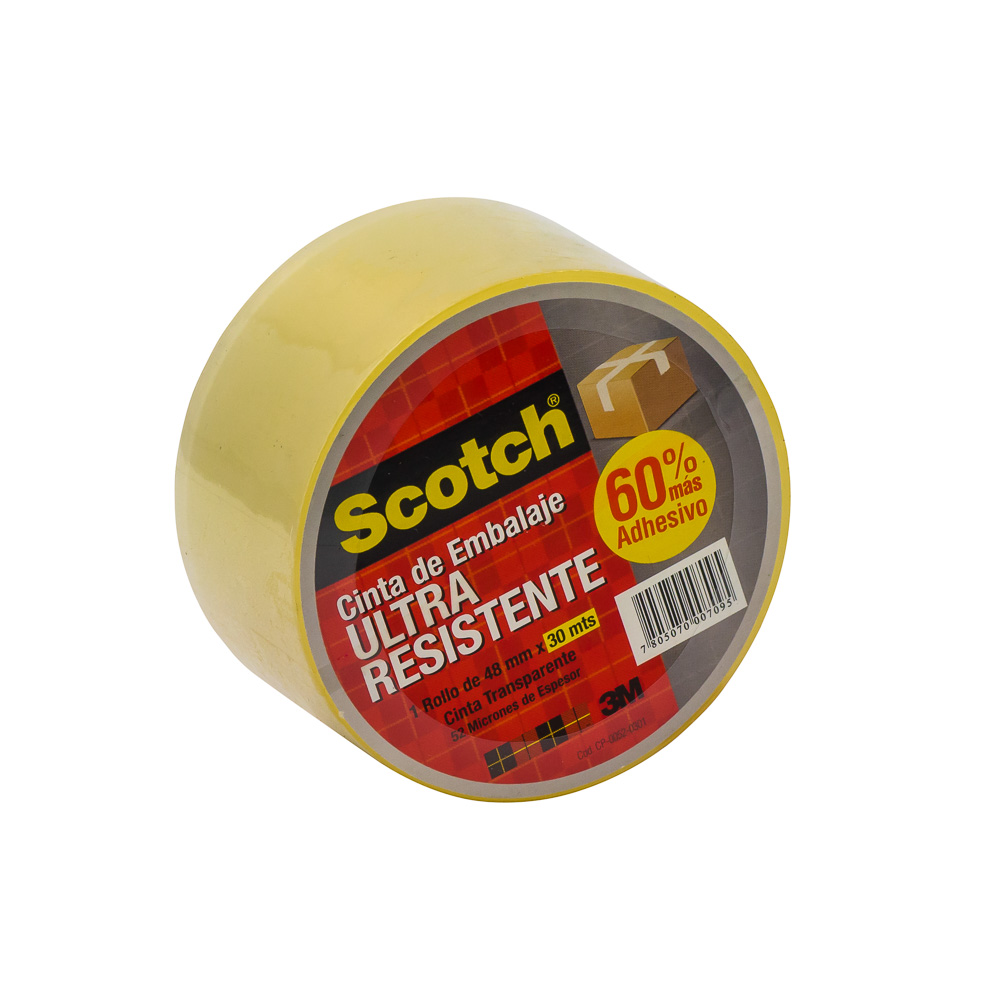 [12976] CINTA DE EMPAQUE 2X33YDS TRANSPARENTE ULTRA RESISTENTE | SCOTCH 3M